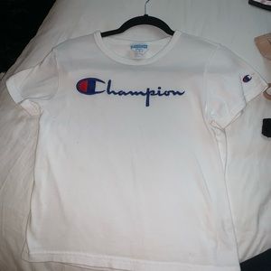 White Champion T-Shirt Women's Size Small